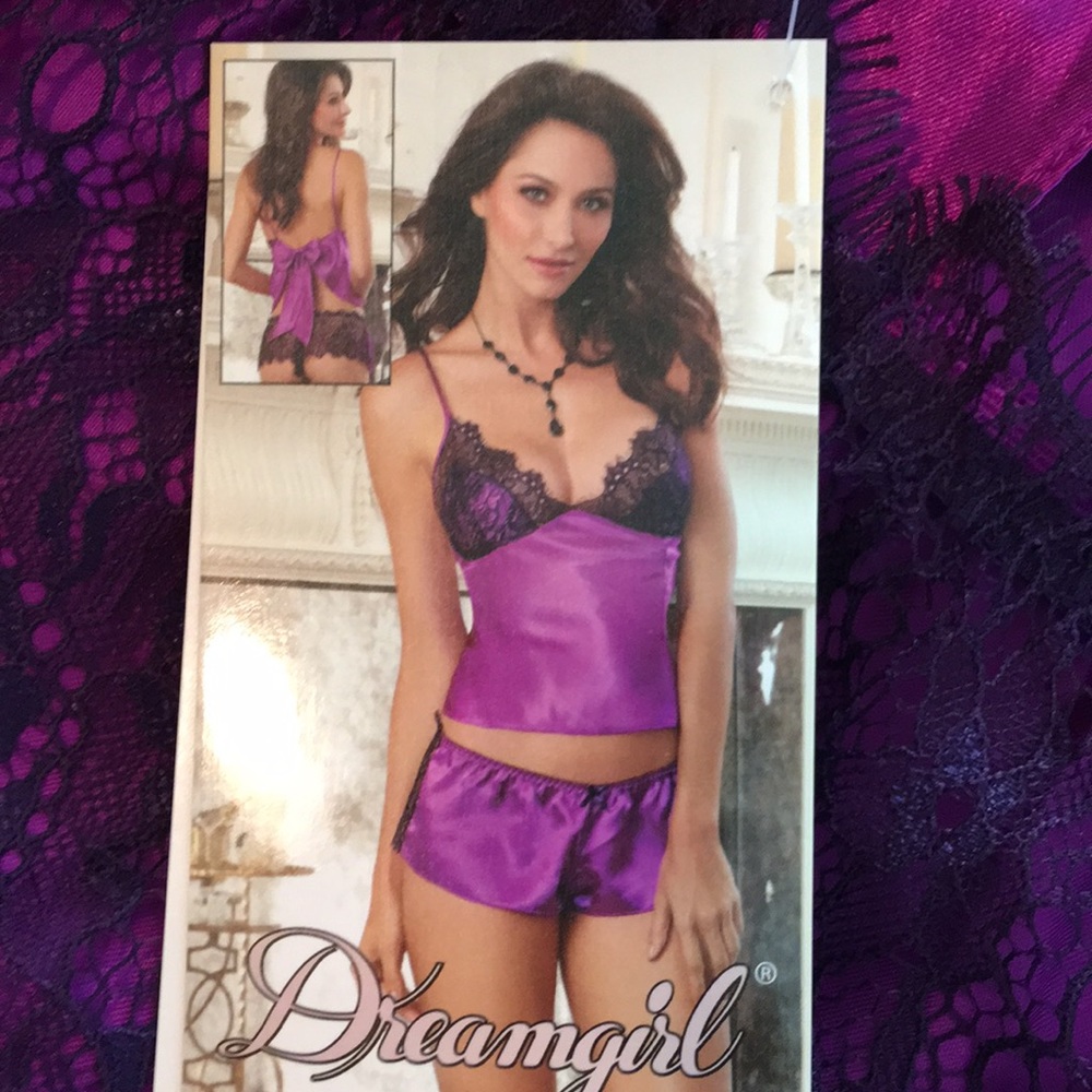 2 piece purple pajama set